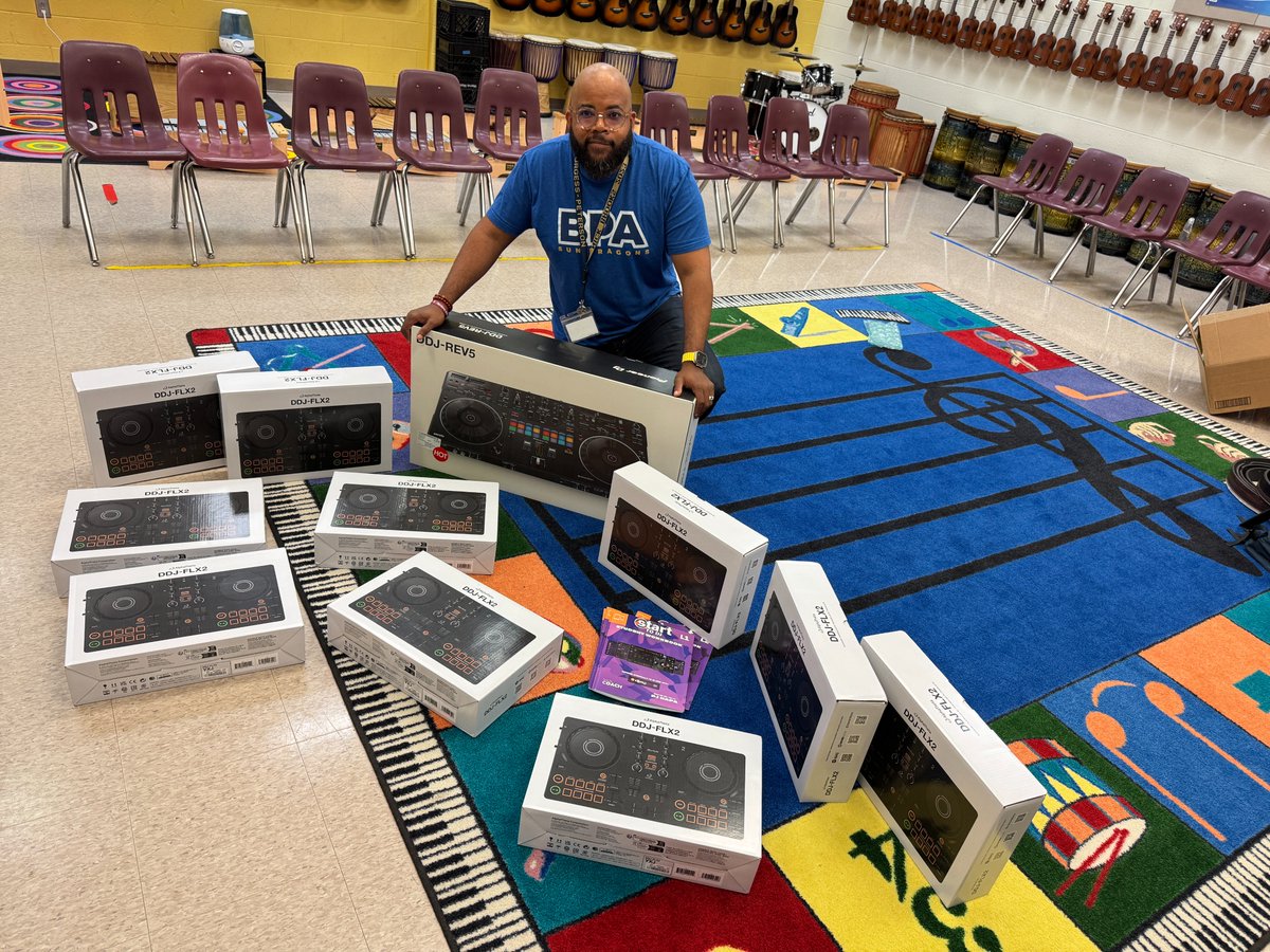 Dr. Timothy Farmer (@apsittimothy) on Twitter photo I felt like Santa Claus delivering this new DJ set to Mr. Books <a href="/BurgessPeterson/">Burgess Peterson PTA</a> for his students to learn music production and math skills. I can't wait to see the awesome projects the students create! <a href="/APSInstructTech/">APS IT Department</a> <a href="/apsitnatasha/">Dr. Natasha Rachell</a> <a href="/apsitjen/">Jen Hall, NBCT</a> <a href="/apsupdate/">ATL Public Schools</a> <a href="/ahrosser/">Aleigha H-Rosser EdD</a> I felt like Santa Claus delivering this new DJ set to Mr. Books <a href="/BurgessPeterson/">Burgess Peterson PTA</a> for his students to learn music production and math skills. I can't wait to see the awesome projects the students create! <a href="/APSInstructTech/">APS IT Department</a> <a href="/apsitnatasha/">Dr. Natasha Rachell</a> <a href="/apsitjen/">Jen Hall, NBCT</a> <a href="/apsupdate/">ATL Public Schools</a> <a href="/ahrosser/">Aleigha H-Rosser EdD</a>