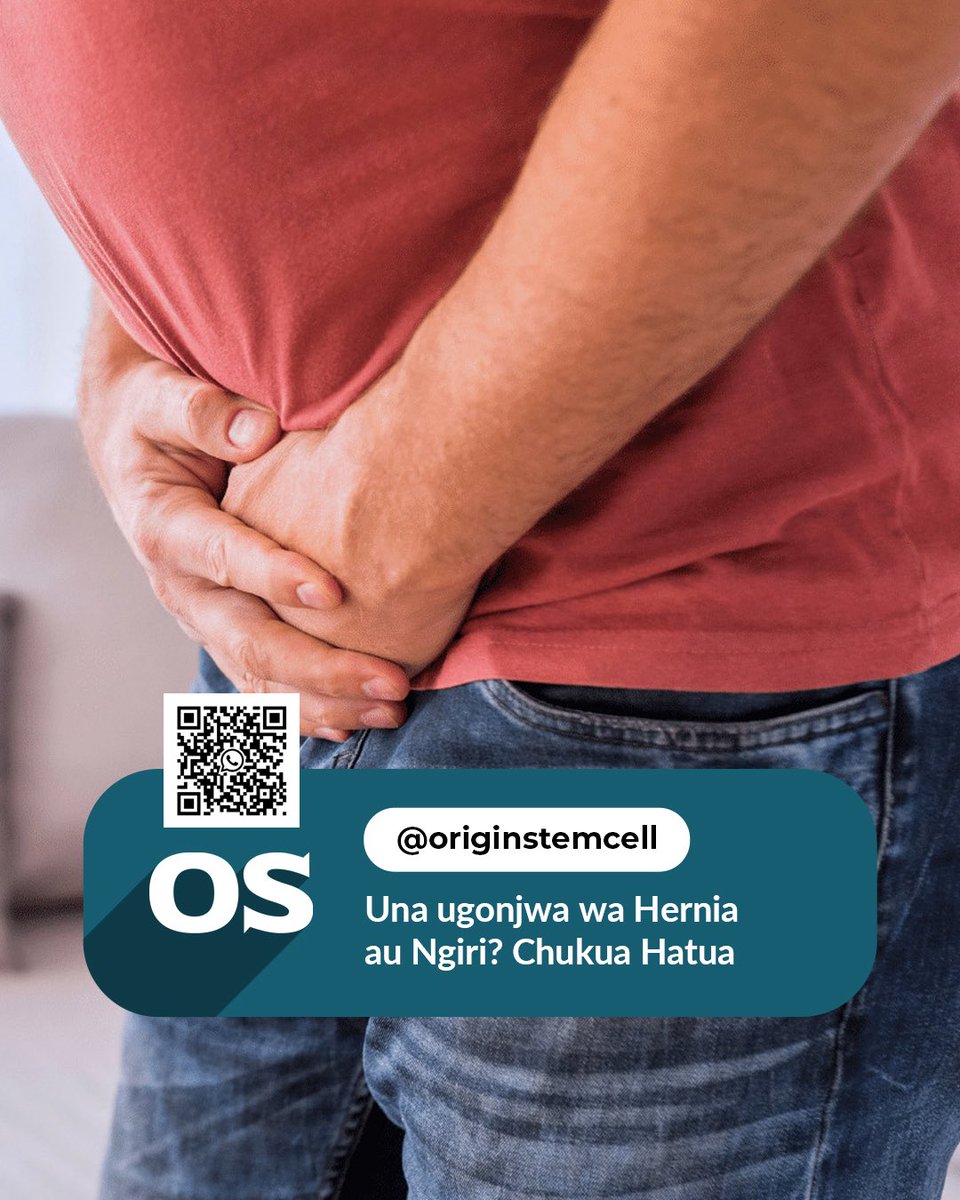 originstemcell's tweet photo. FAHAMU KUHUSU UGONJWA WA HERNIA AU NGILI
Hili ni tatizo la kiafya ambalo watu wengi wamekua nalo hususani wanaume lakini wengi wanachukulia kawaida kwasababu haliatarishi maisha ingawa hernia...
Soma zaidi https://t.co/rvtz3T98j7
#originstemcell https://t.co/MtZxab28nT