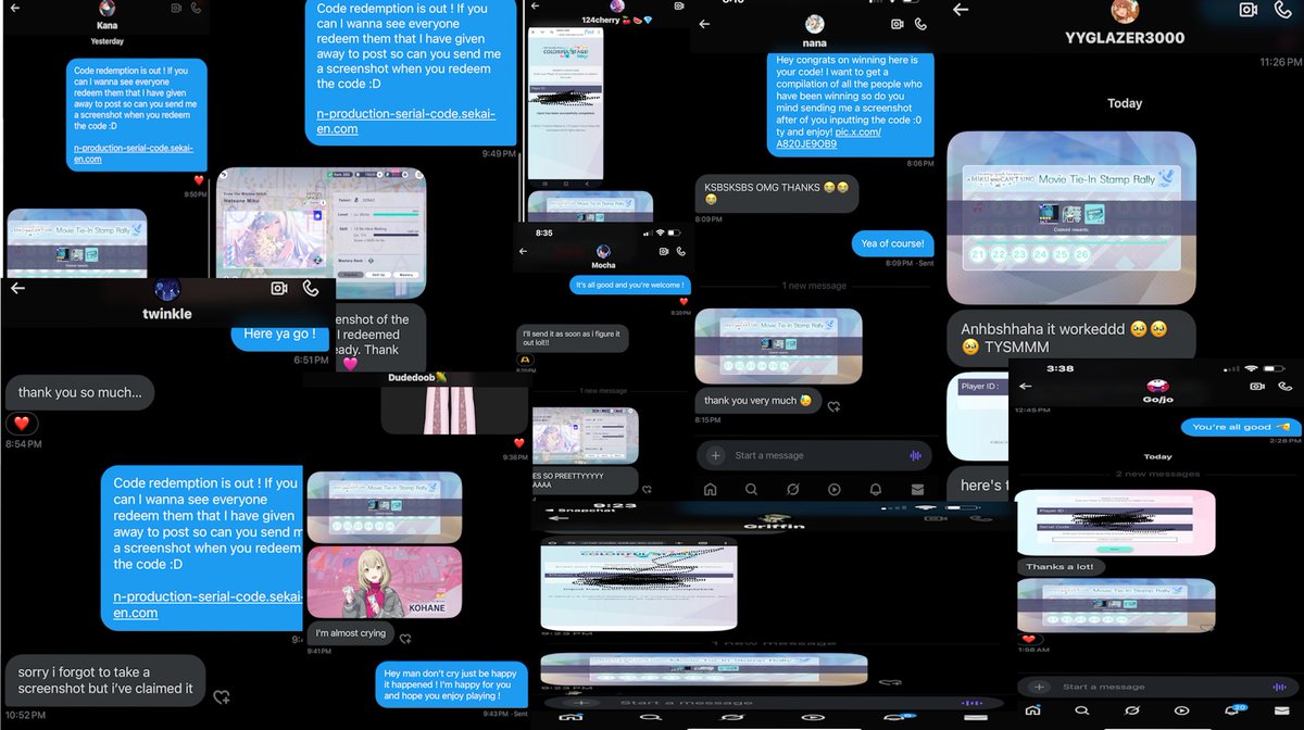 Kotonarusan's tweet image. I&apos;m very happy that I could make a ton of other people happy! For this giveaway follow my twt, my twitch in bio, and then comment on this post how you got into PJSK! I will pick 3 comments in around 48 hours! Goodluck! #colorfulstage #hatsunemikumovie #codegiveaway