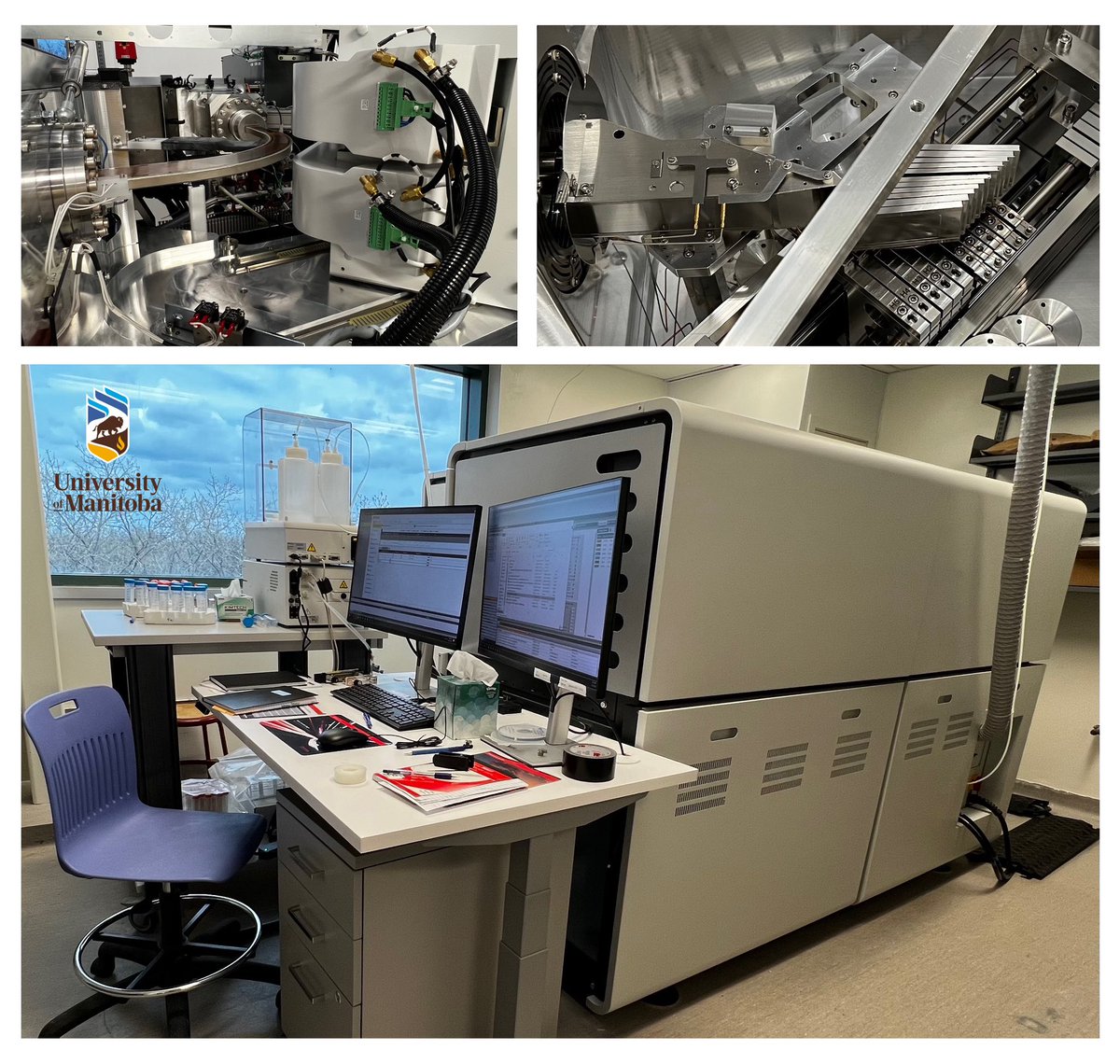New “fingerprinting” toy in our lab: our Neoma mass spec (or more precisely MS/MS MC-ICP-MS in short 😂) is up &amp; running. Capable of high precision isotope ratio measurement in just about any sample types - exciting time ahead! <a href="/ceos_um/">Centre for Earth Observation Science</a> <a href="/RiddellFaculty/">UMRiddellFaculty</a> <a href="/um_research/">uManitoba Research</a> <a href="/InnovationCA/">CFI / FCI</a>