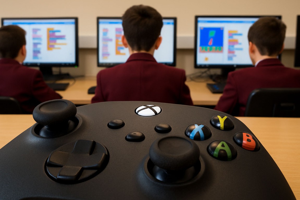 Code Created - Coding Workshops for UK Schools (@code_created) on Twitter photo We spent last week inspiring young game developers at <a href="/HASN_NEWS/">Harris South Norwood</a>! Students in Years 7-10 created custom space shooters and dungeon crawlers in our hands-on coding workshops. Their creativity was incredible!
Want this for your school? Visit codecreated.com
#GameDev #STEM We spent last week inspiring young game developers at <a href="/HASN_NEWS/">Harris South Norwood</a>! Students in Years 7-10 created custom space shooters and dungeon crawlers in our hands-on coding workshops. Their creativity was incredible!
Want this for your school? Visit codecreated.com
#GameDev #STEM