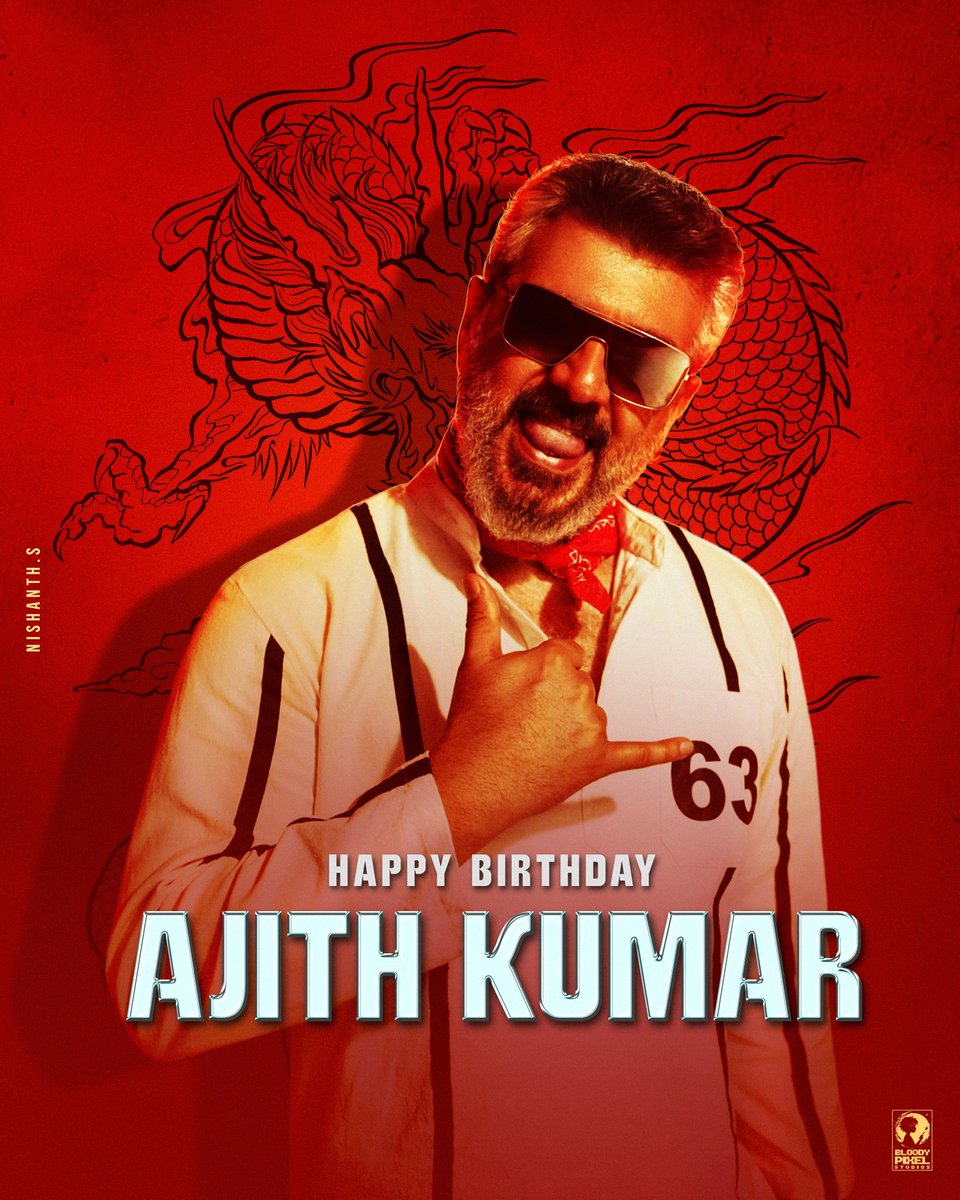 Nishanth.S (@nishanth_offcl) on Twitter photo Wish you a very happy birthday Red Dragon π #AjithKumar Sir πβ€οΈ Have a great year ahead π€π₯
#AK #GoodBadUgly #HappyBirthdayAjithKumar #HBDAjithKumar #HappyBirthdayAK <a href="/BloodyPixel/">Bloody Pixel Studios</a> Wish you a very happy birthday Red Dragon π #AjithKumar Sir πβ€οΈ Have a great year ahead π€π₯
#AK #GoodBadUgly #HappyBirthdayAjithKumar #HBDAjithKumar #HappyBirthdayAK <a href="/BloodyPixel/">Bloody Pixel Studios</a>
