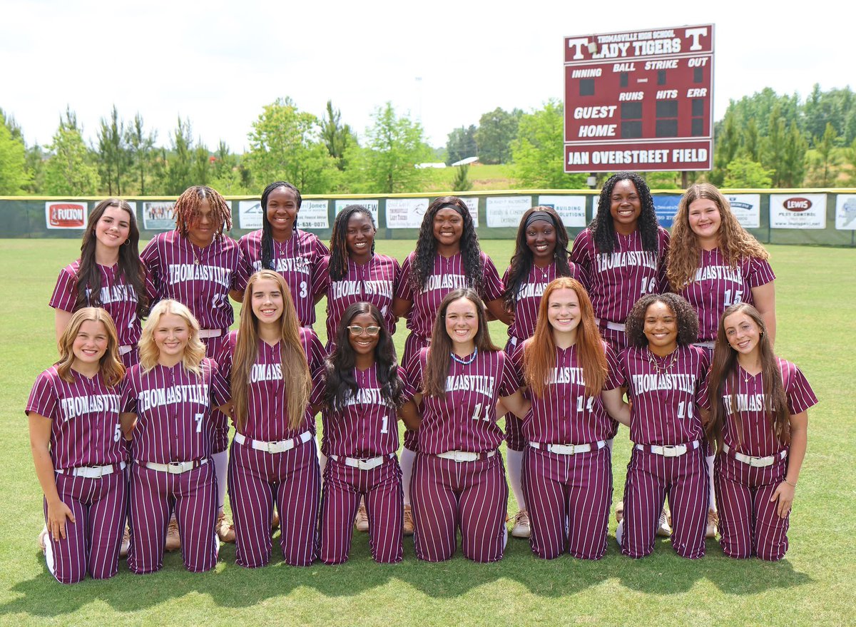 ZionHoward08's tweet image. The Thomasville High School Lady Tigers varsity softball team will travel Monday,May 5 and Tuesday, May 6 to the state Regionals Tournament at the Gulf Shores Sportsplex,19025 Oak Road West. THS will begin play Monday vs Providence Christian at 10:45 am @SBRRetweets @FieldLevel