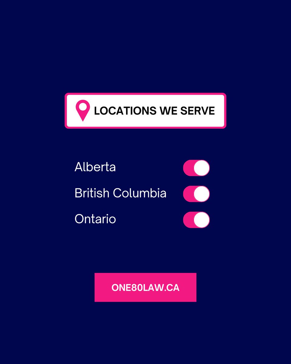 one80law's tweet photo. 🌎 Legal support without leaving home? One80Law serves Alberta, BC &amp; Ontario. https://t.co/gNj2iMsw1E