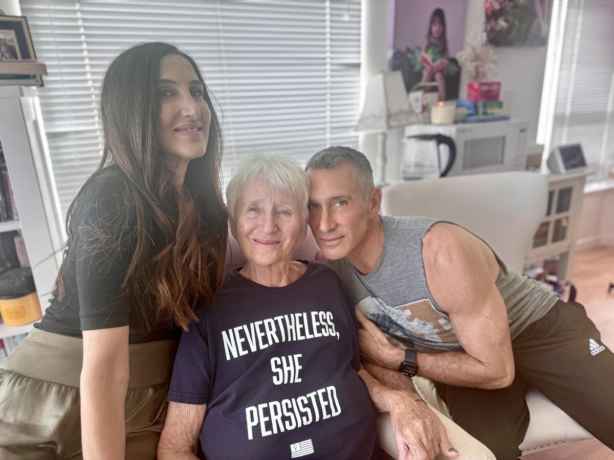 adammshankman's tweet photo. My mother is incredible. I’m so incredibly proud to be her son every day. 💙 https://t.co/rouAiaRdZh