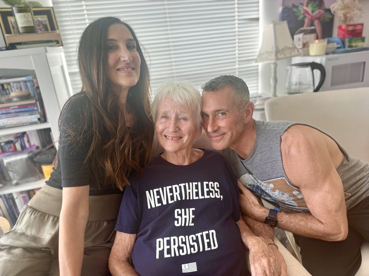 adammshankman's tweet photo. My mother is incredible. I’m so incredibly proud to be her son every day. 💙 https://t.co/rouAiaRdZh