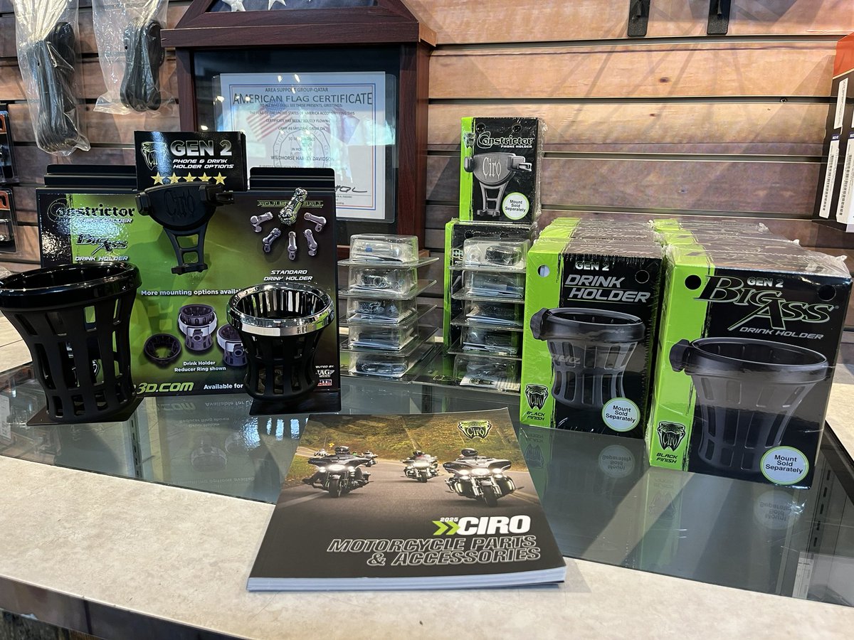 wildhorsehd's tweet photo. Our spring order of phone mounts and cup holders just landed! Come down and check out our selection! Riding season is here!
#windtherapy #wildhorsehd #wildhorseps #harleydavidson #motorcycle #weride #throttletherapy #ridepnw #visitbendoregon #optoutside #harley #freedommachine https://t.co/KCobSBOusp