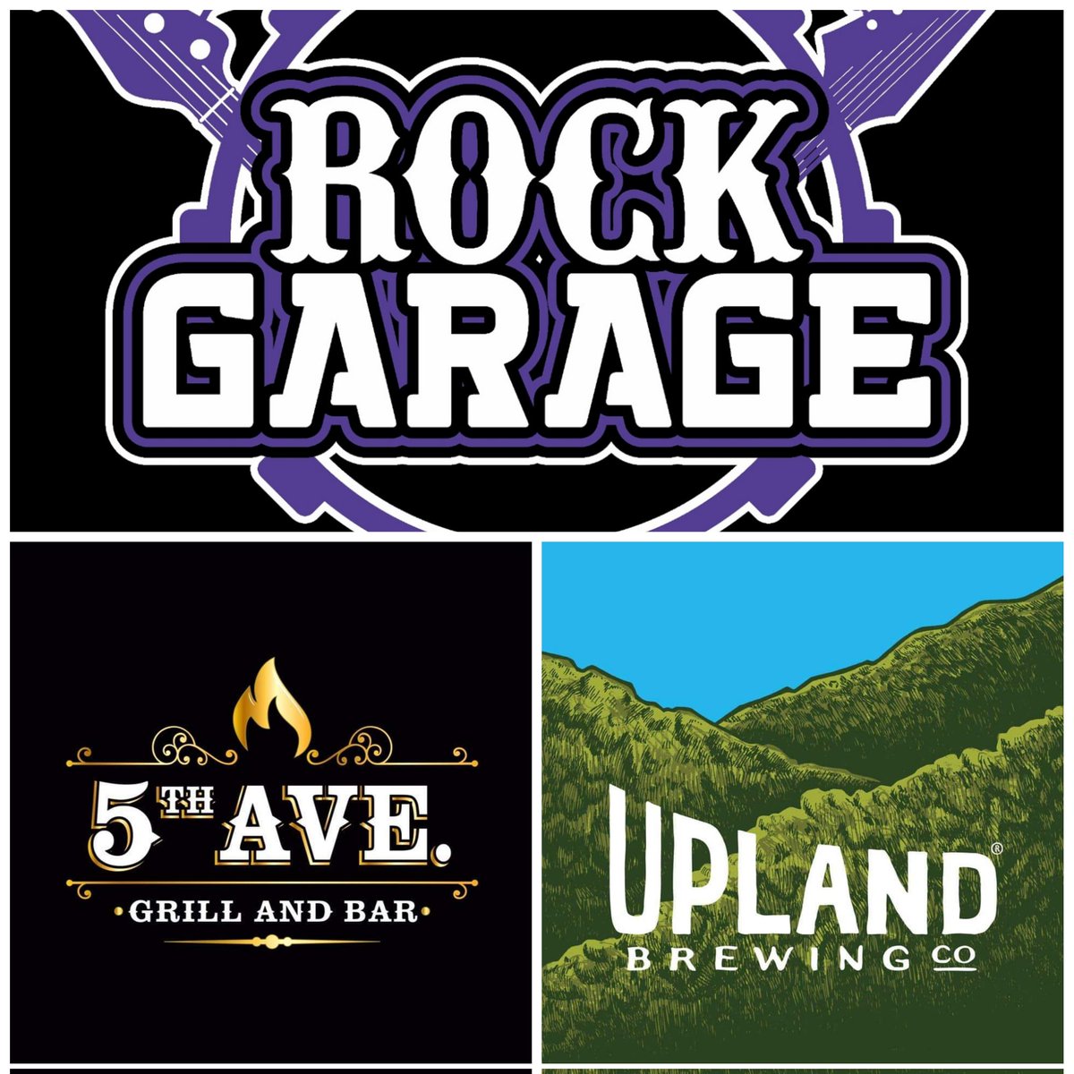 Rock Garage live this weekend!
Friday May 2: Upland Brewing 82nd St from 6-9pm
Sunday May 4: Unplugged Sunday at 5th Ave in Beech Grove from noon til 3pm

Both shows free admission and all ages!  Come hungry and thirsty! #rockgarage