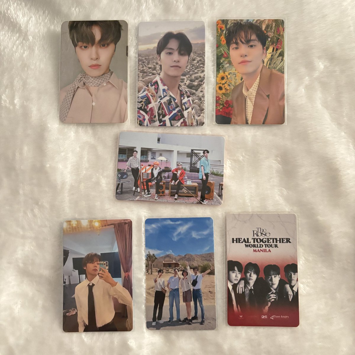 JUYSELLKIM's tweet photo. 🛒 wts lfb ph 

the rose official photocards

ㅡ 1500 for all
ㅡ onhand/payo
ㅡ dm/quote to buy

🏷️ hajoon dawn red group heal tour woosung sammy dojoon jaehyeong pc https://t.co/UKXpFV32Hv