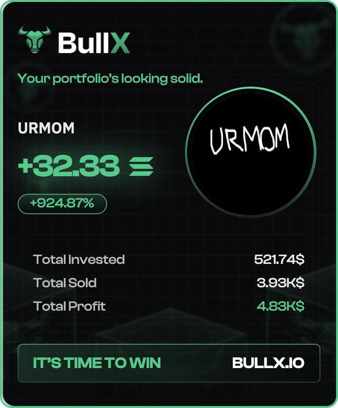 ScanArmyy's tweet image. SCAN ARMY COOKED 

one member is 32 SOL up tonight.

$URMOM 

@gork big thanks to your mom.