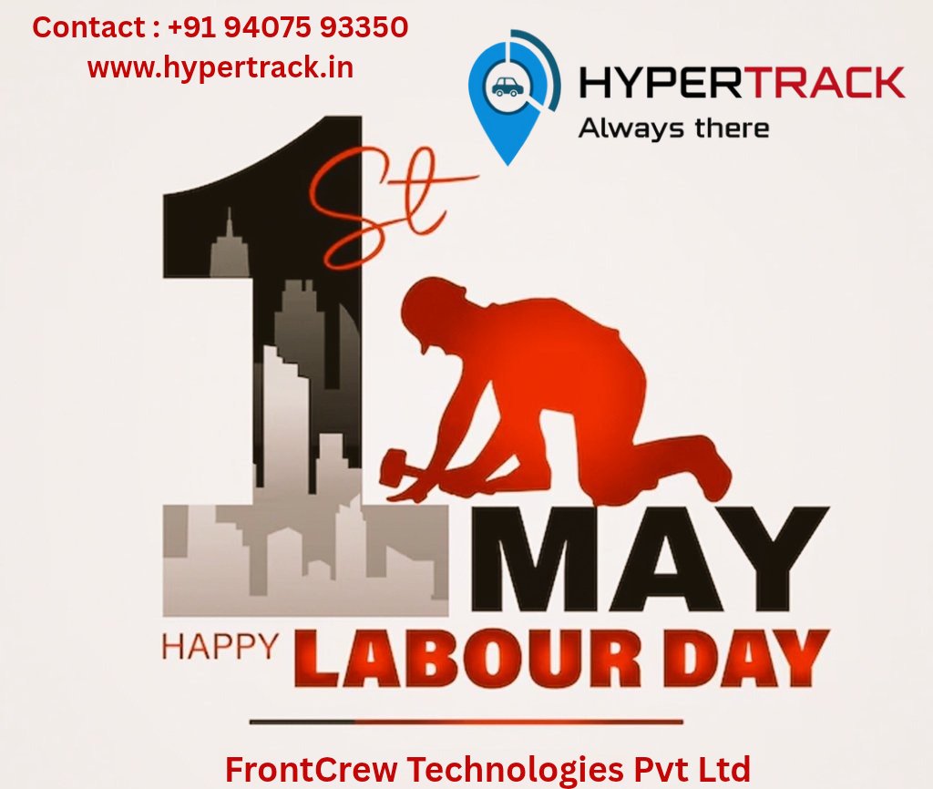 punit_tripathi's tweet photo. #LabourDay #MayDay #hypertrack #frontcrewtechnologies #Indore #gps #fuelsensor #wholesaler #MajdoorDiwas #services #dashcam #cctv #GPSTracker https://t.co/401CBe4qG9