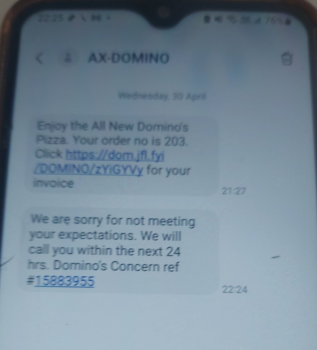 NeemHaqim's tweet photo. @dominos_india @dominos a delivery 500 meters away from store took 94 mins instead of 20 min promise . On top of it cold rubbery pizzas delivered.  Neither store nor customer care respond to calls. https://t.co/CORvLz8Tw2