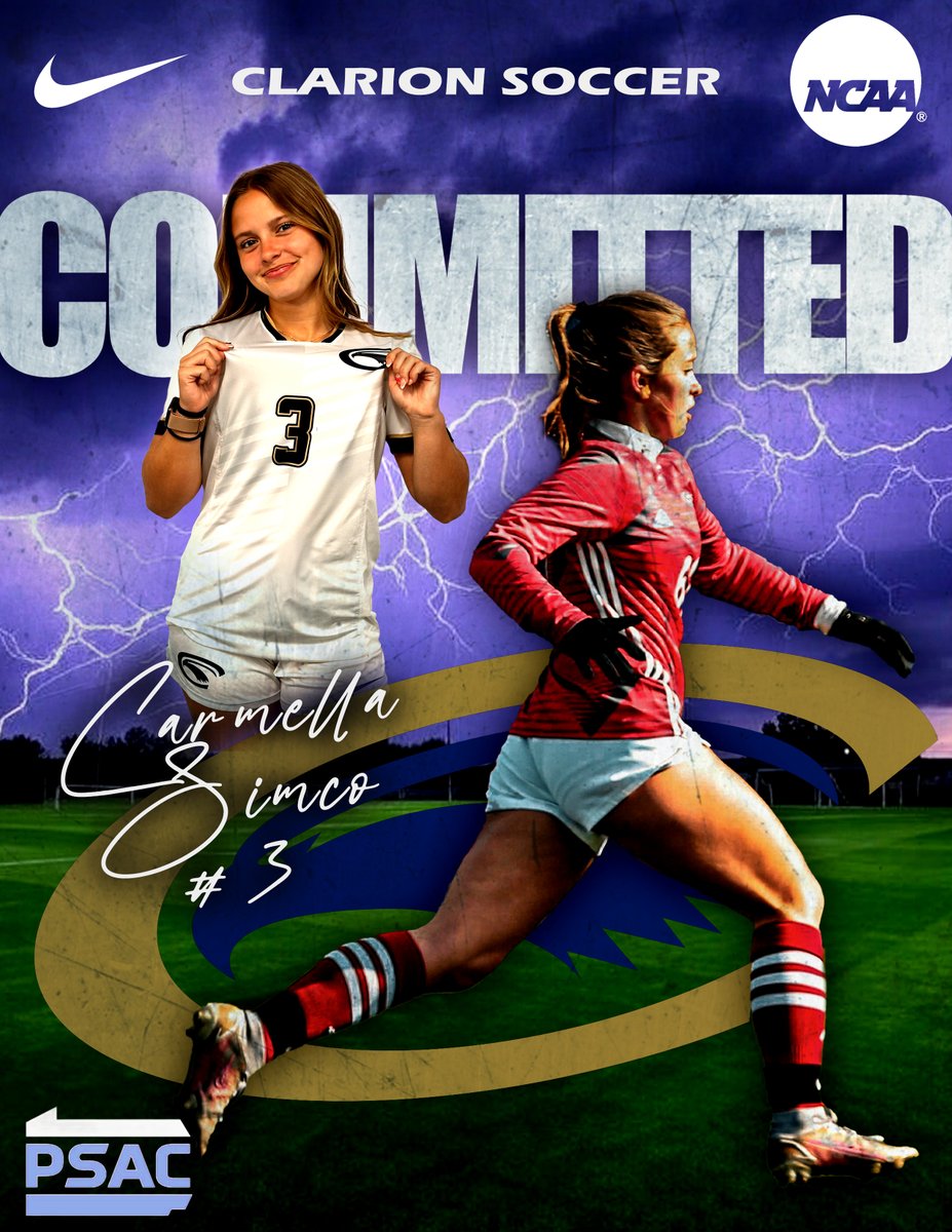 I am so excited to continue my academic and athletic career at Clarion!! I would like to thank my amazing family, God, Coach Jason and Coach Dave, and my friends. After a rollercoaster of a year so far, I am happy to say I found a place to call my second home! Go golden eagles 🦅