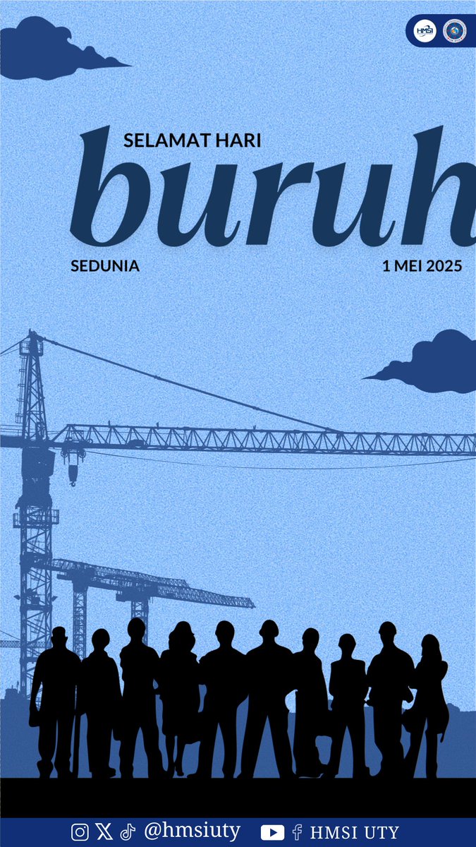 hmsiuty's tweet photo. Selamat Hari Buruh Internasional! Terima kasih atas kerja keras dan dedikasi para pekerja di seluruh dunia https://t.co/Y4wDJ9zmDR