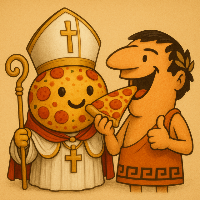 PizzaballaPope's tweet photo. Just a little thought experiment. Which national pizza chain do you think would actually make Pizza Balls? Should they accept $PIZZABALLA for payment for Pizza Balls? @dominos @PapaJohns @pizzahut @littlecaesars 
Comment #PIZZABALLA &amp; tag your pizza chain. https://t.co/Vg8GH0B2Zu