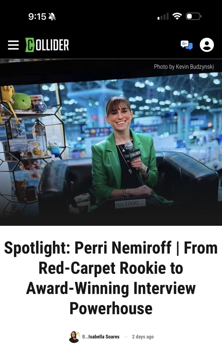 Taylor Gonzales (@50shadesoftayyy) on Twitter photo Nobody does it like <a href="/PNemiroff/">Perri Nemiroff</a>! Thanks for being such an inspiration! 👑🙌🏻💜
collider.com/collider-perri… Nobody does it like <a href="/PNemiroff/">Perri Nemiroff</a>! Thanks for being such an inspiration! 👑🙌🏻💜
collider.com/collider-perri…