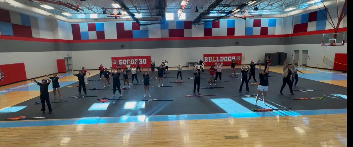 Colorguard camp day two ✌️🏳️ keep the learning coming 😃