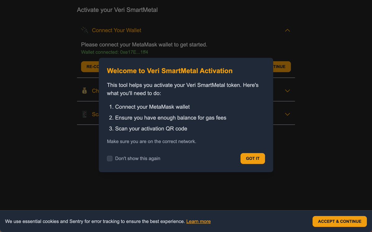 <a href="/dao_veri/">VeriDAO</a> members are testing the #SmartMetal app from The Innovator right now and its looking awesome