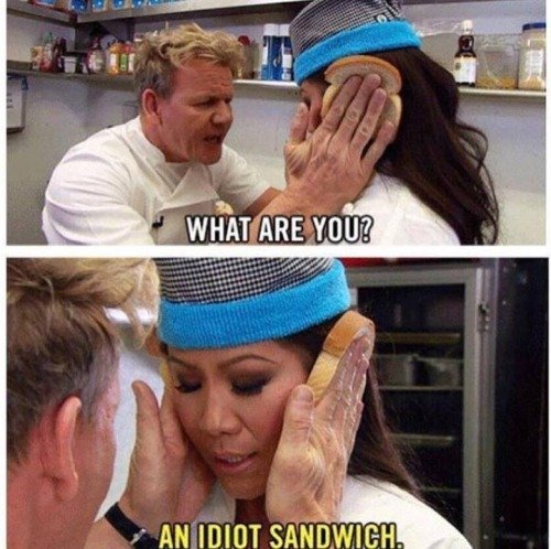 GenshinUniverse's tweet image. THE IDIOT SANDWICH REFERENCE FROM GORDON RAMSAY

#GenshinImpact #Escoffier
