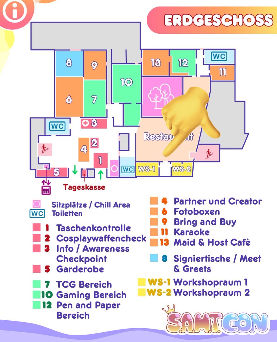 TWO DAYS LEFT UNTIL SAMT CON IN SIEGEN 💚✨

This Saturday, we‘ll have a meet &amp; greet and a workshop there!

You can chat with us during the M&amp;G from 12-1pm!

And from 3pm-5pm, we‘ll host our game dev and gaming voice acting Q&amp;A!

Come say hi! 👋