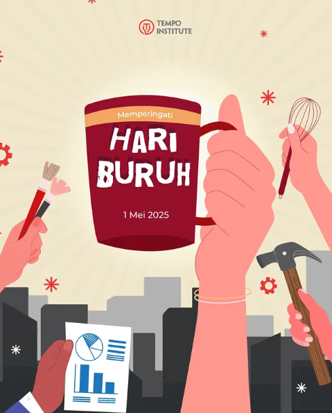 Selamat Hari Buruh, 1 Mei 2025.
Untuk kamu yang tak pernah lelah memperjuangkan hidup, terima kasih telah bekerja sepenuh hati.

#HariBuruh #MayDay #PekerjaHebat