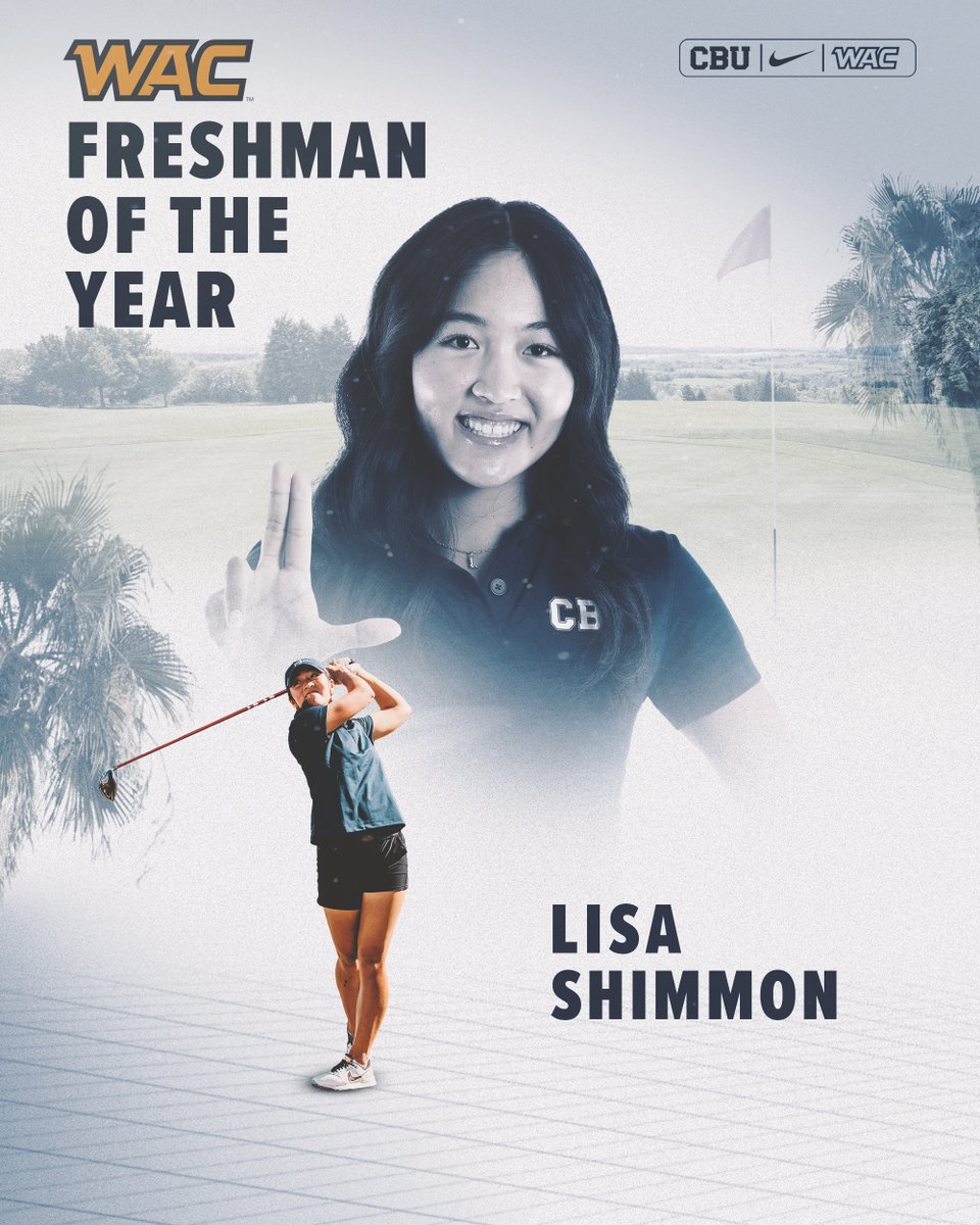 𝐒𝐡𝐢𝐦𝐦𝐨𝐧 𝐒𝐡𝐢𝐧𝐞𝐬🤩

Lisa Shimmon is your <a href="/WACsports/">The Western Athletic Conference</a> Freshman of the Year!

#LanceUp⚔️