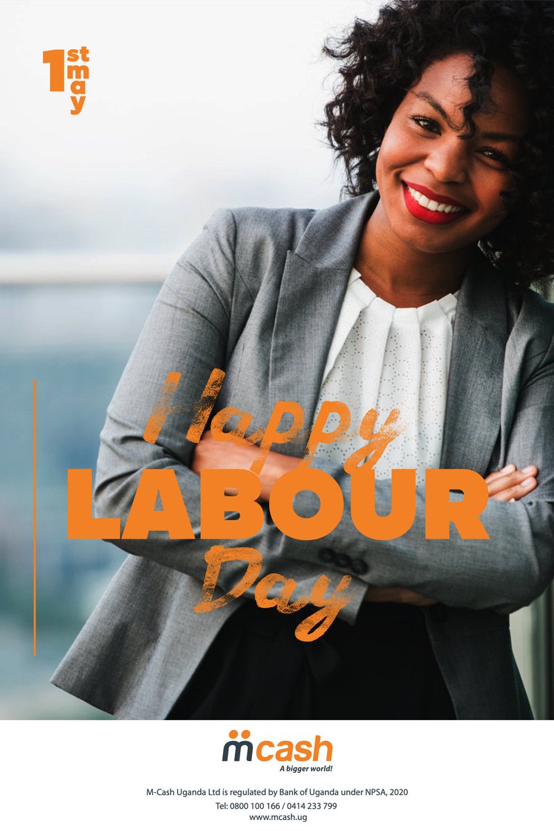 MCash Uganda Limited (@mcashuganda) on Twitter photo Your work matters.🤝
Your efforts shape industries.🏙️
You transform communities.🌍
<a href="/Mcashuganda/">MCash Uganda Limited</a> honours the relentless spirit of workers across all sectors. Whether you're an entrepreneur, an employee, or a service provider—your contribution changes lives.
Happy Labour Day.🎉 Your work matters.🤝
Your efforts shape industries.🏙️
You transform communities.🌍
<a href="/Mcashuganda/">MCash Uganda Limited</a> honours the relentless spirit of workers across all sectors. Whether you're an entrepreneur, an employee, or a service provider—your contribution changes lives.
Happy Labour Day.🎉