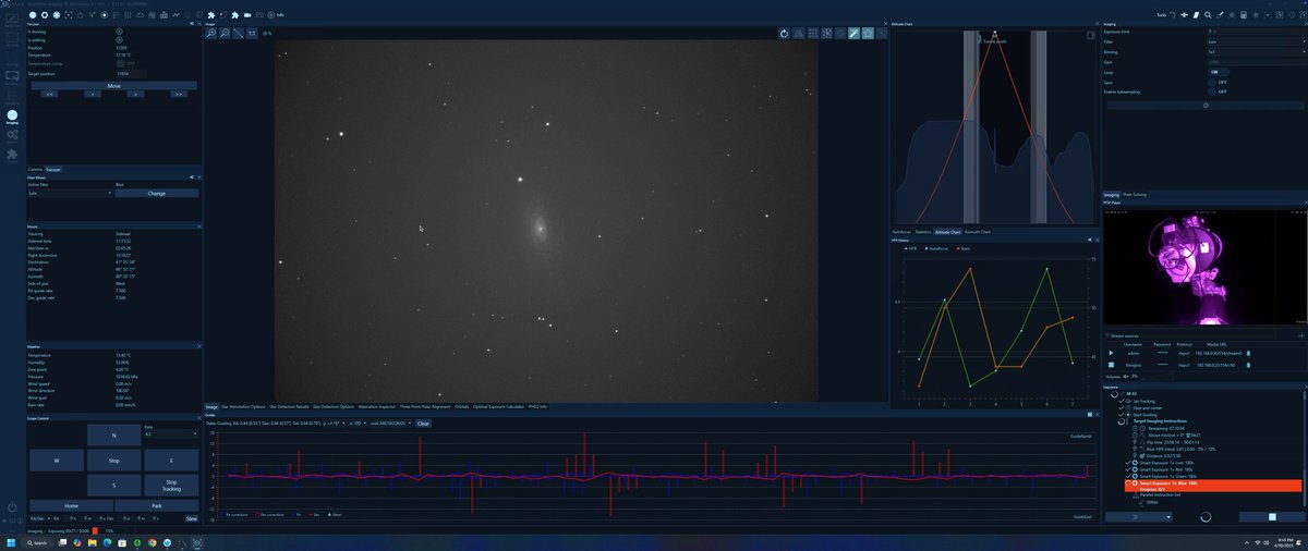 I've got a couple of clear nights, so here we go! #astrophotography