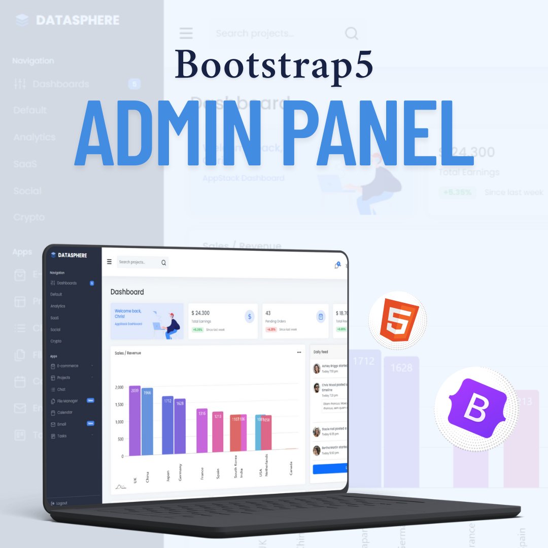 k2infocom's tweet image. Complete Responsive Admin Panel in Bootstrap 5 - Resources and Source Code
Watch Tutorial : youtu.be/89OP5WMjW_4
Get Template : buymeacoffee.com/k2infocom/e/38…
#adminpanel #bootstrapadminpanel #bmc #responsiveadminpanel #htmladminpanel