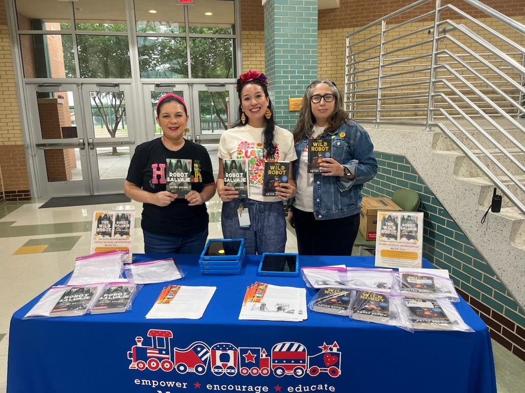 Cindy Gibson (@cgibson236) on Twitter photo Our <a href="/NISDmartin/">Jim G. Martin ES</a> families are joining our "One Book. One School" adventure! We can't wait to start diving into this book in every classroom and in our students' homes. 💕 📖 📚 🤖 <a href="/NISDmartinlib/">Martin Library 💥Luchadora Librarian</a> <a href="/NISDLib/">NISDLibraryServices</a> Our <a href="/NISDmartin/">Jim G. Martin ES</a> families are joining our "One Book. One School" adventure! We can't wait to start diving into this book in every classroom and in our students' homes. 💕 📖 📚 🤖 <a href="/NISDmartinlib/">Martin Library 💥Luchadora Librarian</a> <a href="/NISDLib/">NISDLibraryServices</a>