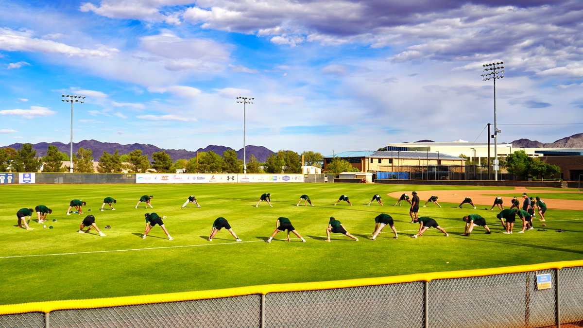 Coach said, "You came up early to get a taste of playoffs didn't you?" 

Yep. 

<a href="/YavapaiBaseball/">Yavapai Baseball</a> <a href="/OleRuff6/">Roughrider Athletics</a> #baseball