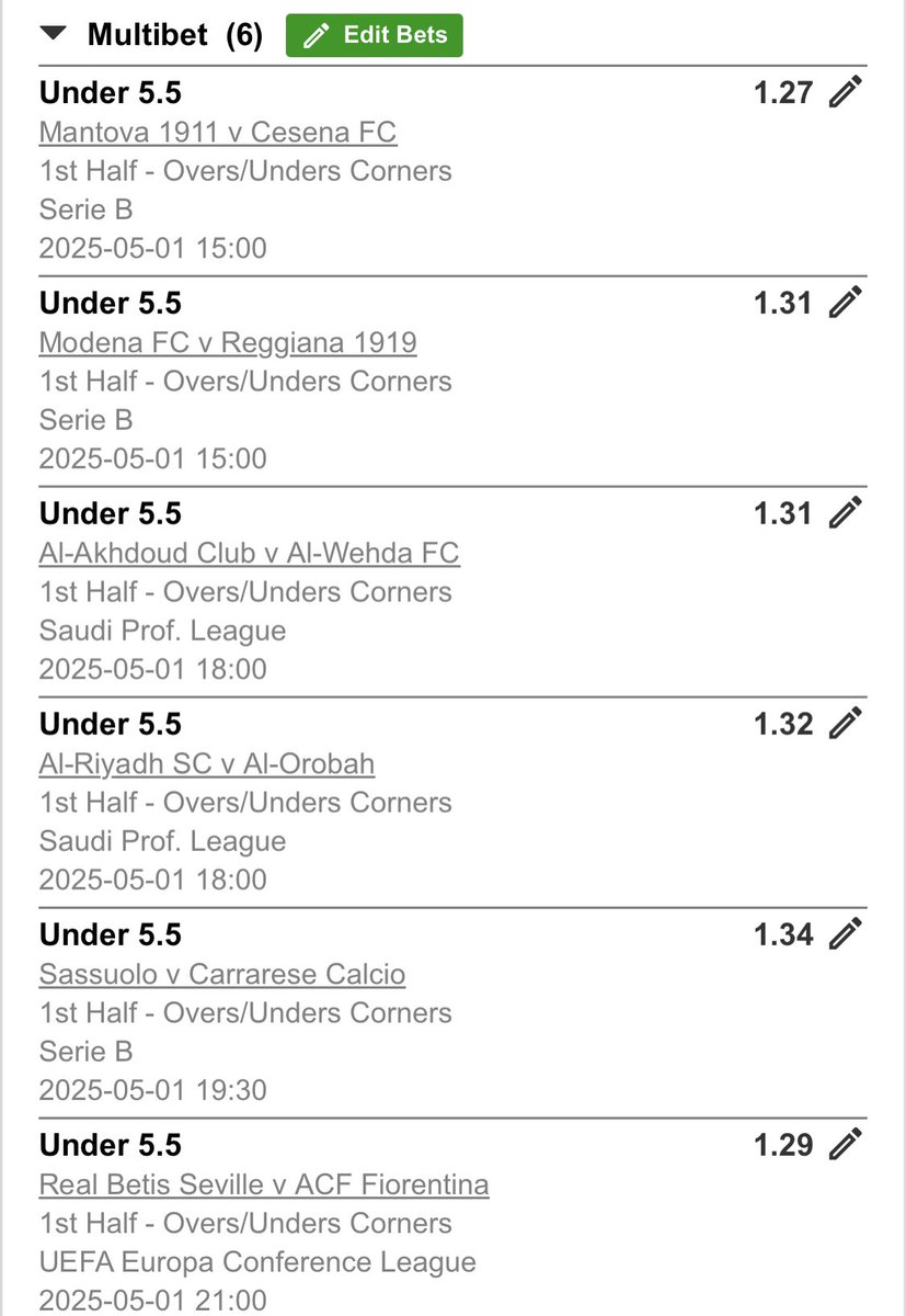 Scarface_ZA's tweet photo. X98E9D832
CORNERS UNDER 5.5 (1st Half) 🍀
4.97 ODDS 📍🕋

#BETWAY https://t.co/uUNh1htboN
