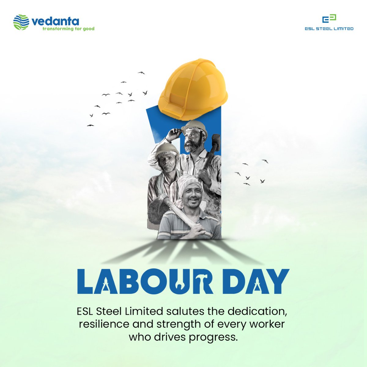 At ESL Steel Limited, we believe true strength lies not just in steel, but in the hands and hearts of those who shape it. This #LabourDay, we extend our gratitude to the dedicated individuals who drive our progress every day. 

#PeopleFirst #ESLCares #TransformingForGood
