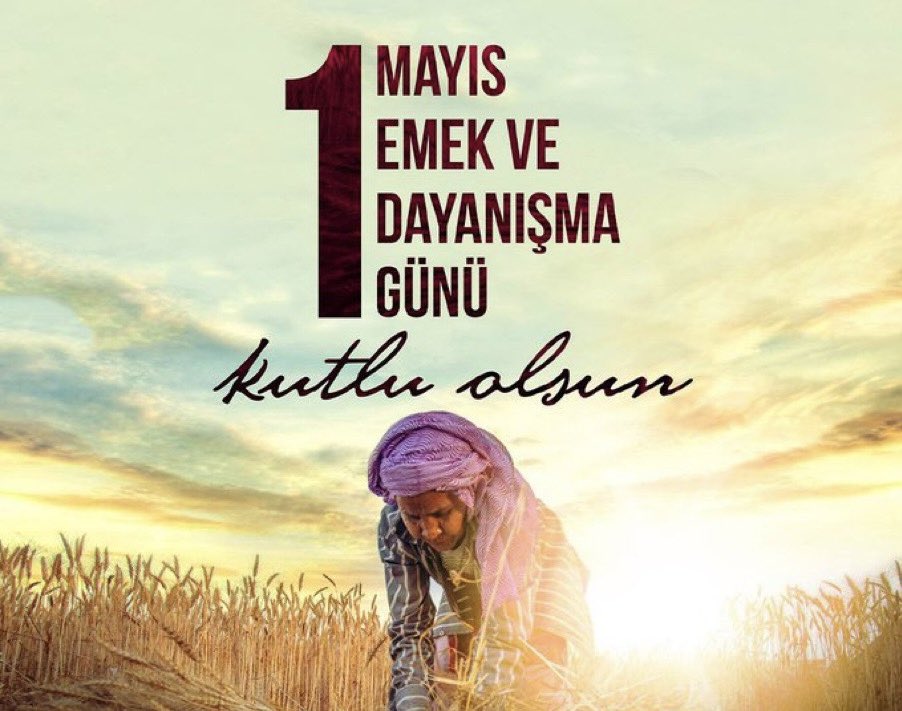 Çalışan, üreten ve değer katan tüm emekçilerimizin, 1 Mayıs Emek ve Dayanışma Günü kutlu olsun…🇹🇷

#1Mayıs