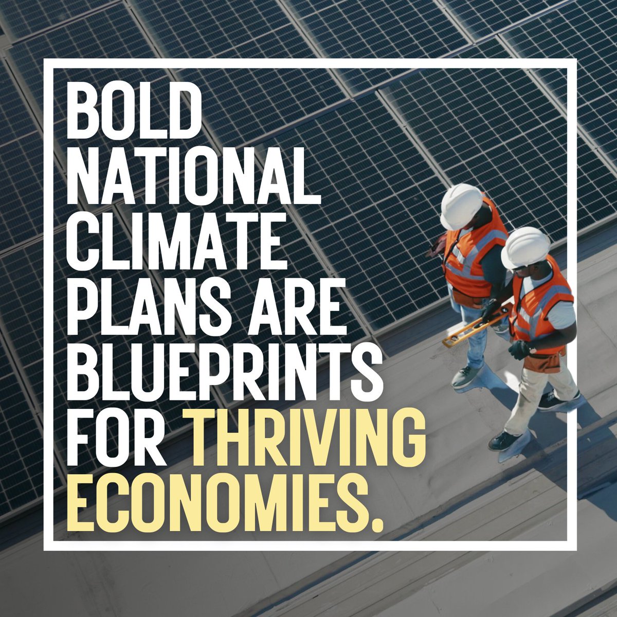 When countries invest in bold climate plans, they invest in their own security - energy, food, water, &amp; beyond.

National climate plans due this year provide a chance for countries to create pathways for #ClimateAction that foster economic growth &amp; healthy &amp; resilient societies.