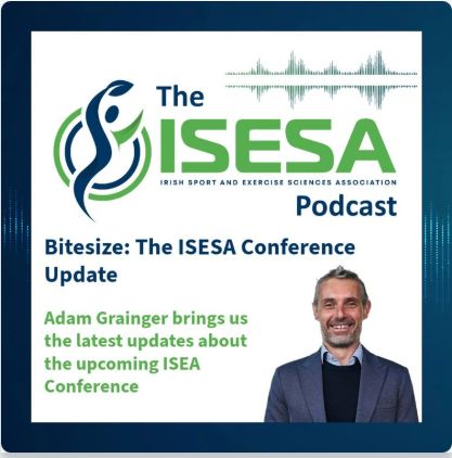Irish Sport and Exercise Sciences Association (@irishsesa) on Twitter photo 🎙️ Tune into this bitesize episode with <a href="/atgrainger/">Adam Grainger</a> to hear the exciting updates about the inaugural ISESA Annual Conference.
🎧 Listen here: isesa.ie/podcast 🎙️ Tune into this bitesize episode with <a href="/atgrainger/">Adam Grainger</a> to hear the exciting updates about the inaugural ISESA Annual Conference.
🎧 Listen here: isesa.ie/podcast