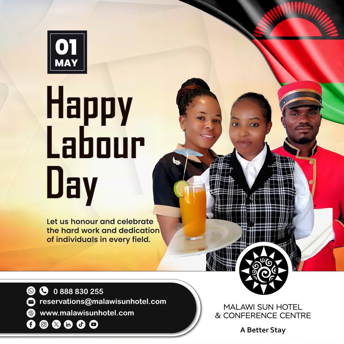 Happy Labour Day

Let us honour and celebrate the hard work and dedication of individuals in every field