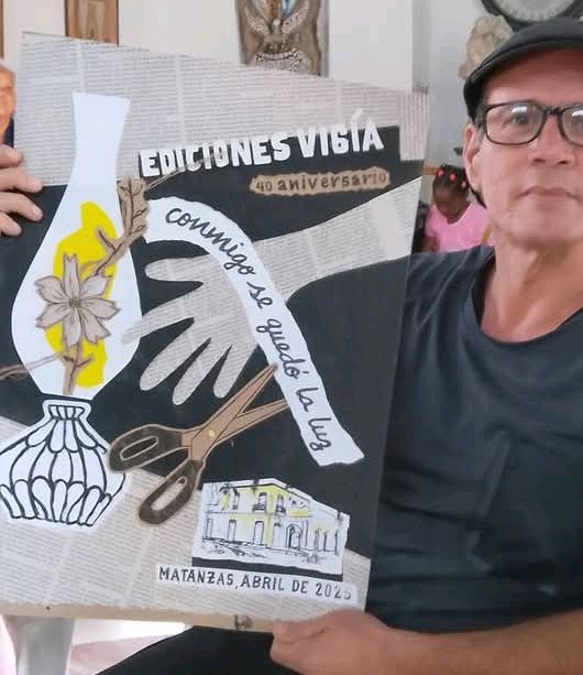 libroatenas's tweet photo. La luz rebelde de Vigía: 40 años de arte, literatura y manos que iluminan el papel
           
Por Abel G. Fagundo

Ediciones Vigía recién acaba de cumplir cuarenta años, y su importancia...

Artículo completo en👇
https://t.co/0I2eFsvZV2

#literaturacubana
#vigía40años https://t.co/eK3Bk9DFAK