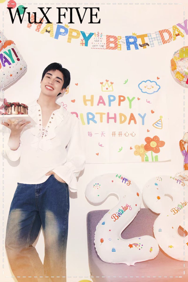 WuX_FIVE's tweet photo. 【WuX_FIVE x Poompps】
🎂Birthday magazine！🎂
🌟Stay tuned @poompps1 
#poompps https://t.co/NaSOpLBCeQ