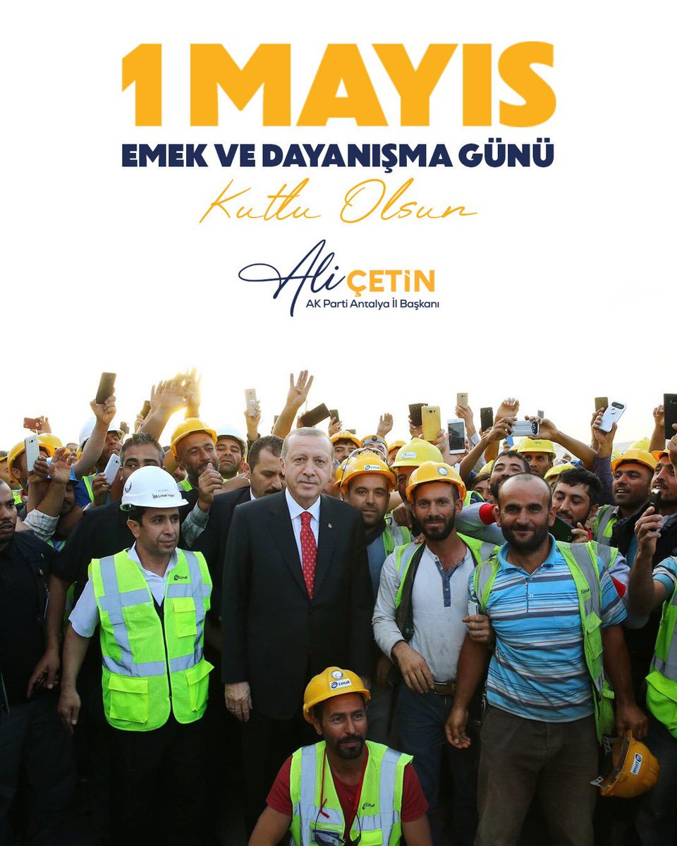 Alın teriyle, bilek ve akıl gücüyle çalışan, üreten ve değer yaratan tüm emekçilerimizin, #1Mayıs Emek ve Dayanışma Günü'nü kutlarım.