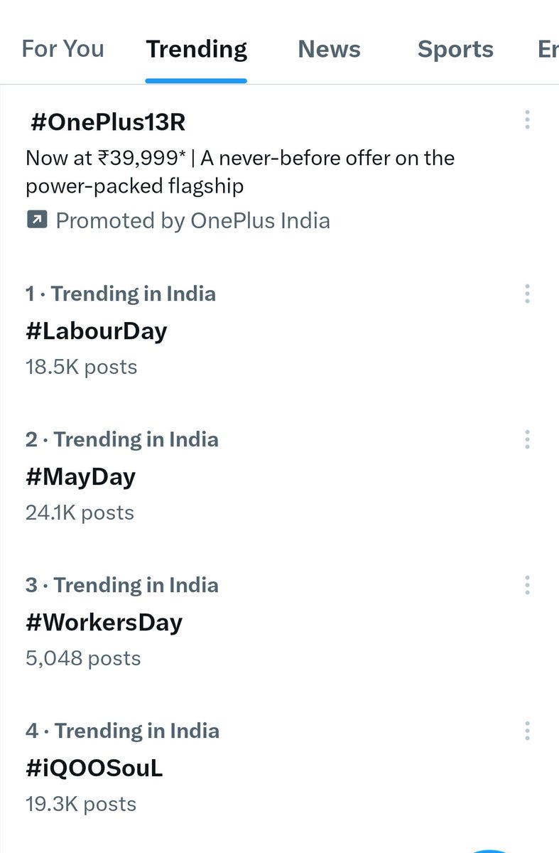 Shrey55673615's tweet photo. Once the announcement drops , Nothing short of 50k now. #iQOOSouL #FuelTheIQOOSouL https://t.co/sZNsXq1GWw