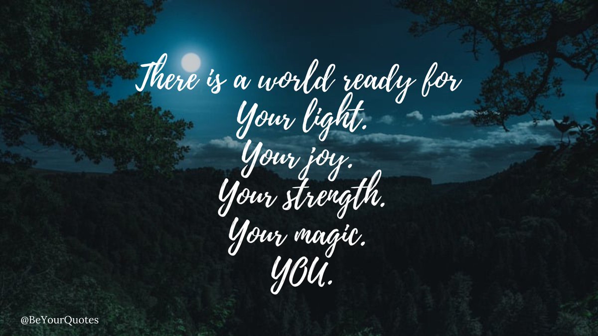 BeYourQuotes's tweet image. you can be sure

#GlowWithin
#SourceOfJoy
#UnleashYourPower