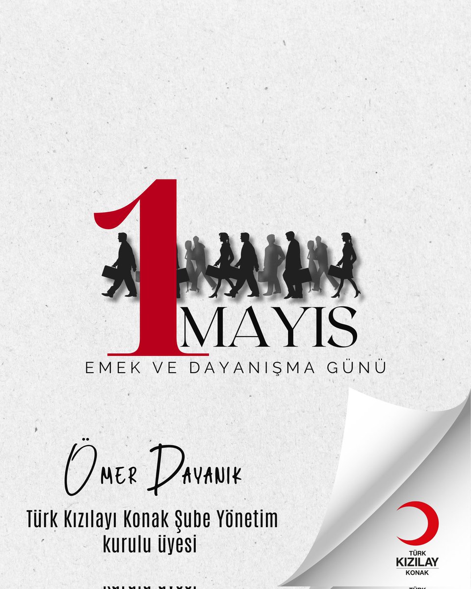 Emek en yüce değerdir.
Alın teriyle, sabırla, özveriyle çalışan tüm işçi ve emekçi kardeşlerimizin 1 Mayıs Emek ve Dayanışma Günü kutlu olsun.
Emeğin hakkını teslim eden, adaletli ve onurlu bir gelecek için hep birlikte omuz omuza!

#1Mayıs #EmekVeDayanışmaGünü #BirlikteGüçlüyüz