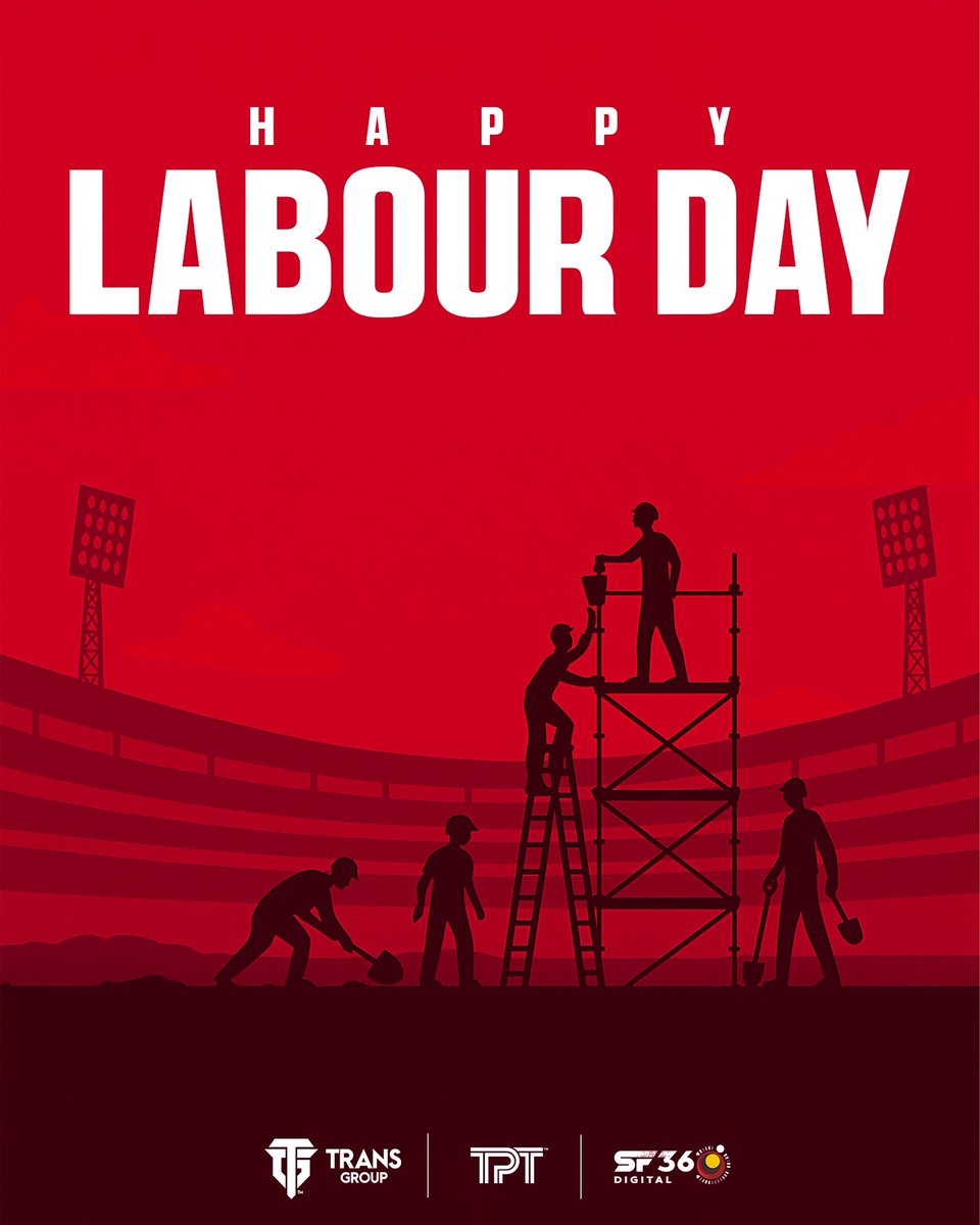 Behind every game-day thrill, every stadium light, and every seamless broadcast — stand the tireless hands of our labour force. 👨‍🔧
Today, we salute the real MVPs who build, support, and power the stage where sports shine.🙌👏
Happy Labour Day!

#Transgroup  #LabourDay