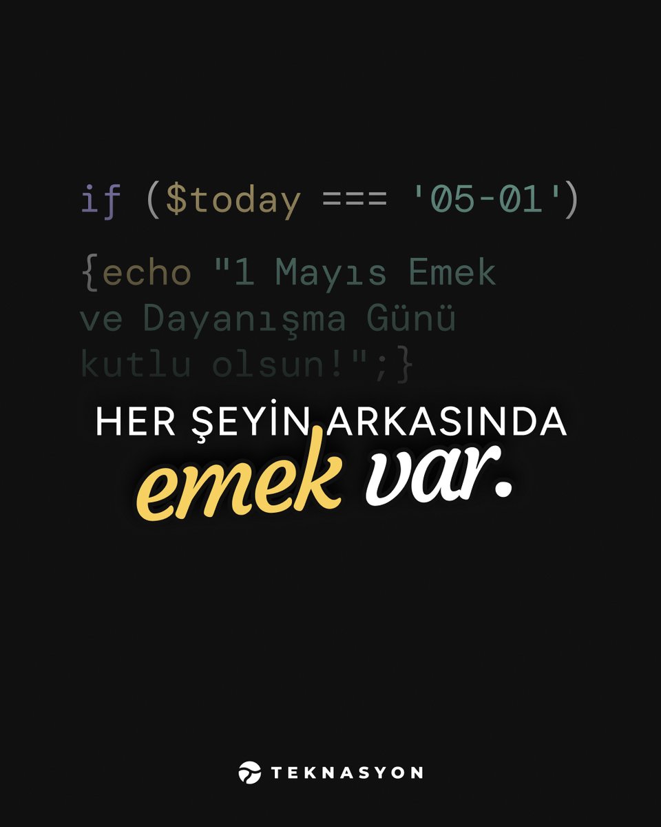 Üreten, paylaşan, emek veren herkesin 1 Mayıs Emek ve Dayanışma Günü kutlu olsun! #1Mayıs
