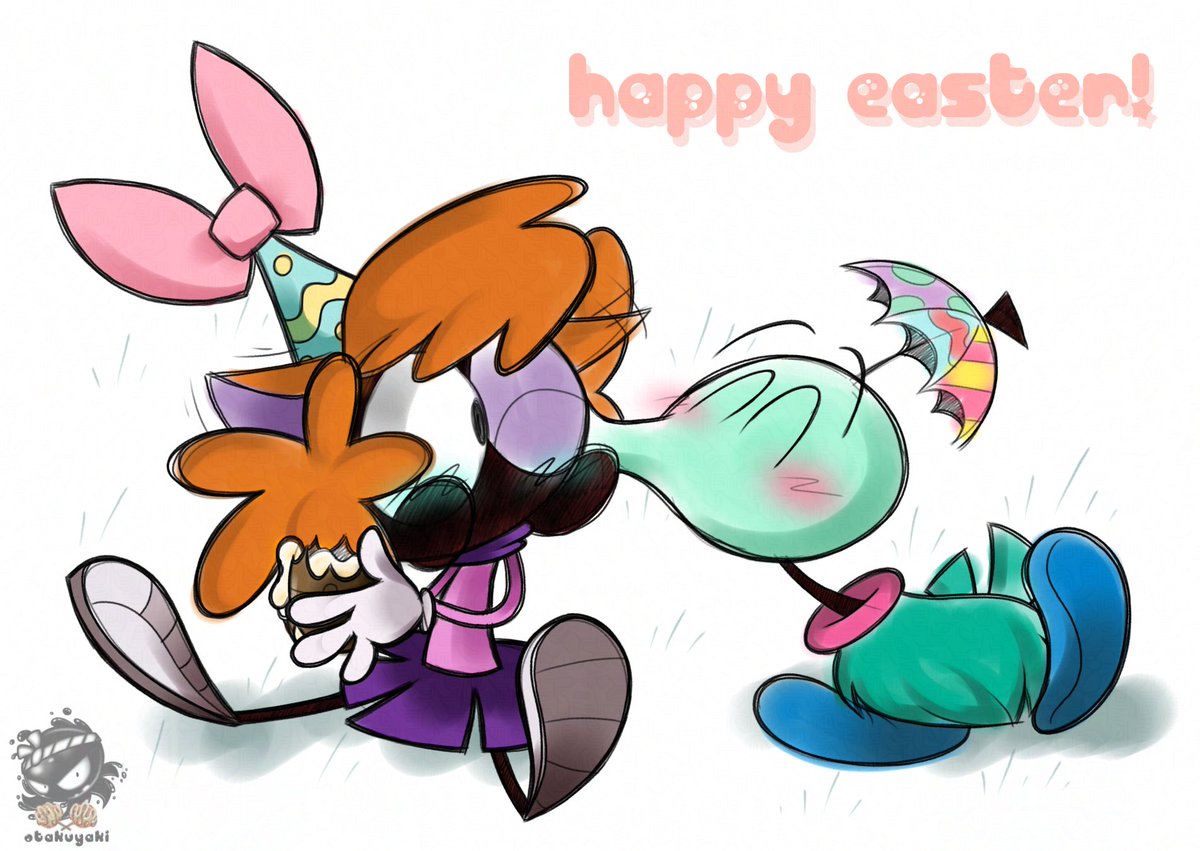 adrielle_akuryo's tweet photo. Cute Easter drawing before April ends. 🐣🍫💚💜
- - -
#tinytoons #tinytoonslooniversity #gogododo #marciathemartian #gogoxmarcia https://t.co/TpiOMkGl5n