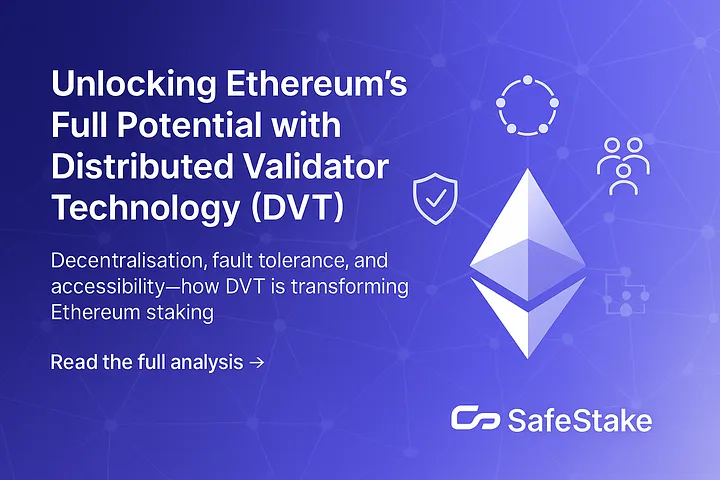 “Understanding Distributed Validator Technology (DVT) on Ethereum”
medium.com/ethereum-on-st…

If you’re looking to truly understand the power of DVT &amp; why it’s becoming essential for decentralized staking; this is a must-read.

TL;DR
- What is Distributed Validator Technology
