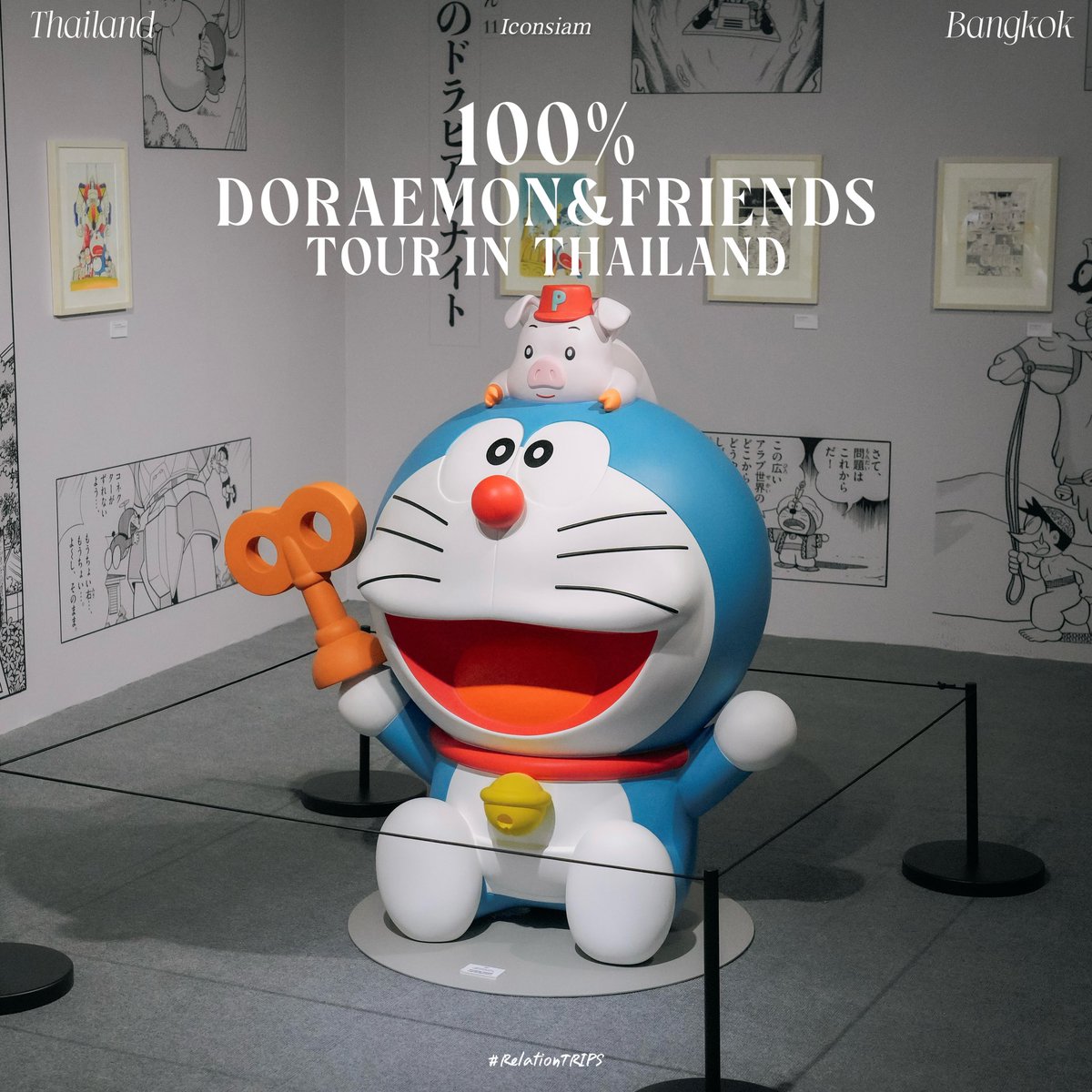 Relationtripsss's tweet photo. บุกเมืองไทยแล้ว !! นิทรรศการโดราเอมอน
ใหญ่ที่สุดในโลก
“ 100% DORAEMON&amp;FRIENDS TOUR IN THAILAND”
งานนี้ถ่ายรูปมุมไหนก็น่ารักไปหมด มาเลย !! 

📍iconsiam ชั้น 6 &amp; ลาน River Park
🗓️ 1 พ.ค.- 22 มิ.ย. 2025 
⏰ 10:30 - 21:00 น
#DORAEMON100TH #DORAEMON100 #DORAEMON
#โดเรม่อน #นิทรรศการ https://t.co/lIJwqT6bZH