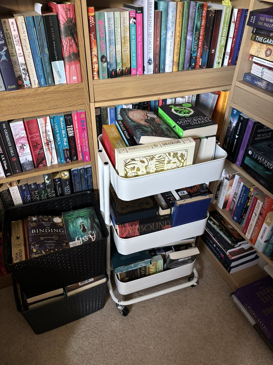 I did it. I bought a book trolley! 

(now to just stop buying books) 

(just kidding that will never happen)