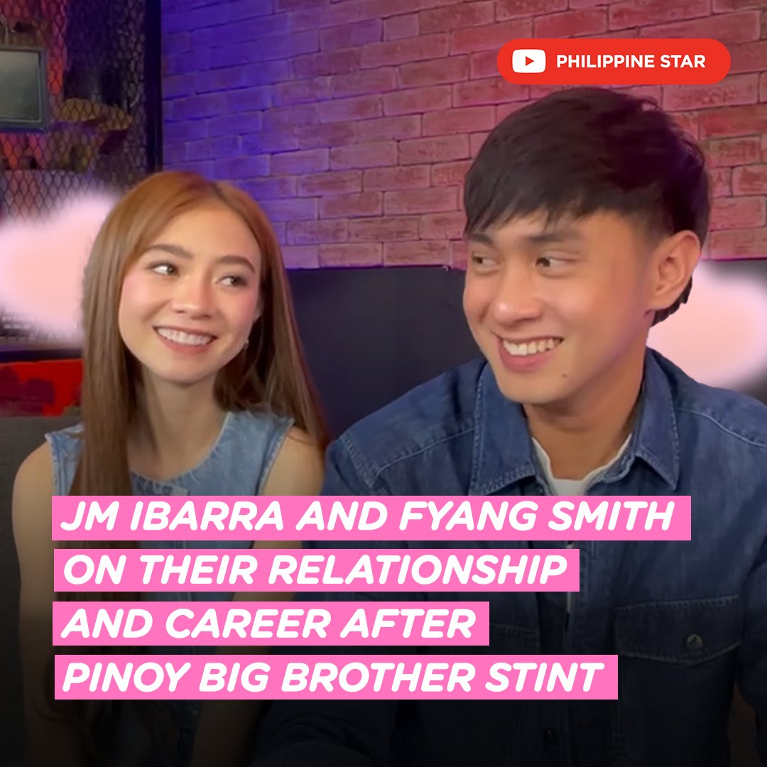 What’s the real score between JM and Fyang? 

Former Pinoy Big Brother housemate JM Ibarra and big winner Fyang Smith, a.k.a. “JMFyang,” opened up about their PBB love story and their relationship status.  

In this exclusive interview with The Philippine STAR, the tandem also